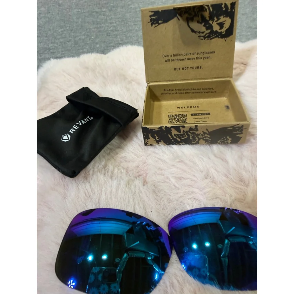 Revant Sunglasses Lenses One Size Blue nib mj815